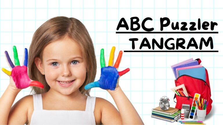 ABC Puzzler Recorte, Cole, Aprenda e Tangram